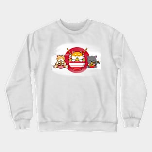 Foodie Cats Crewneck Sweatshirt